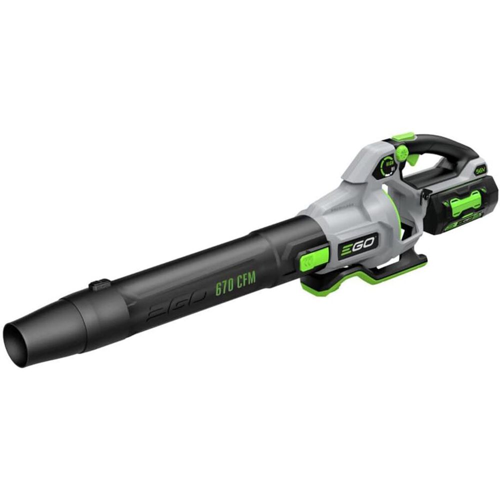 EGO EGO POWER+ 56-volt 670-CFM 180-MPH Battery Handheld Leaf Blower 4 Ah &#40;Battery and Charger Included&#41;, , large