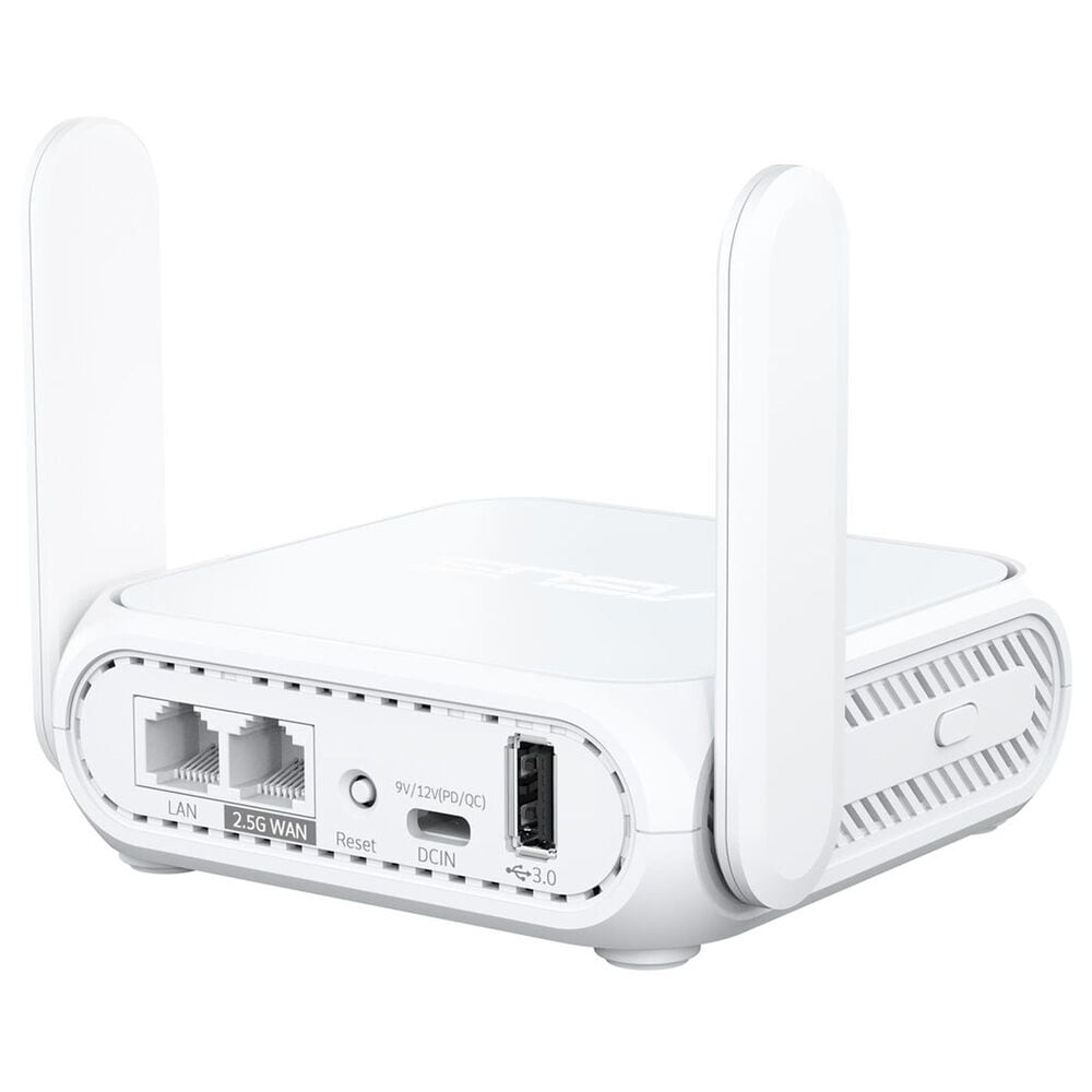 ASUS Go Dual-Band WiFi 7 Travel Router in White, , large