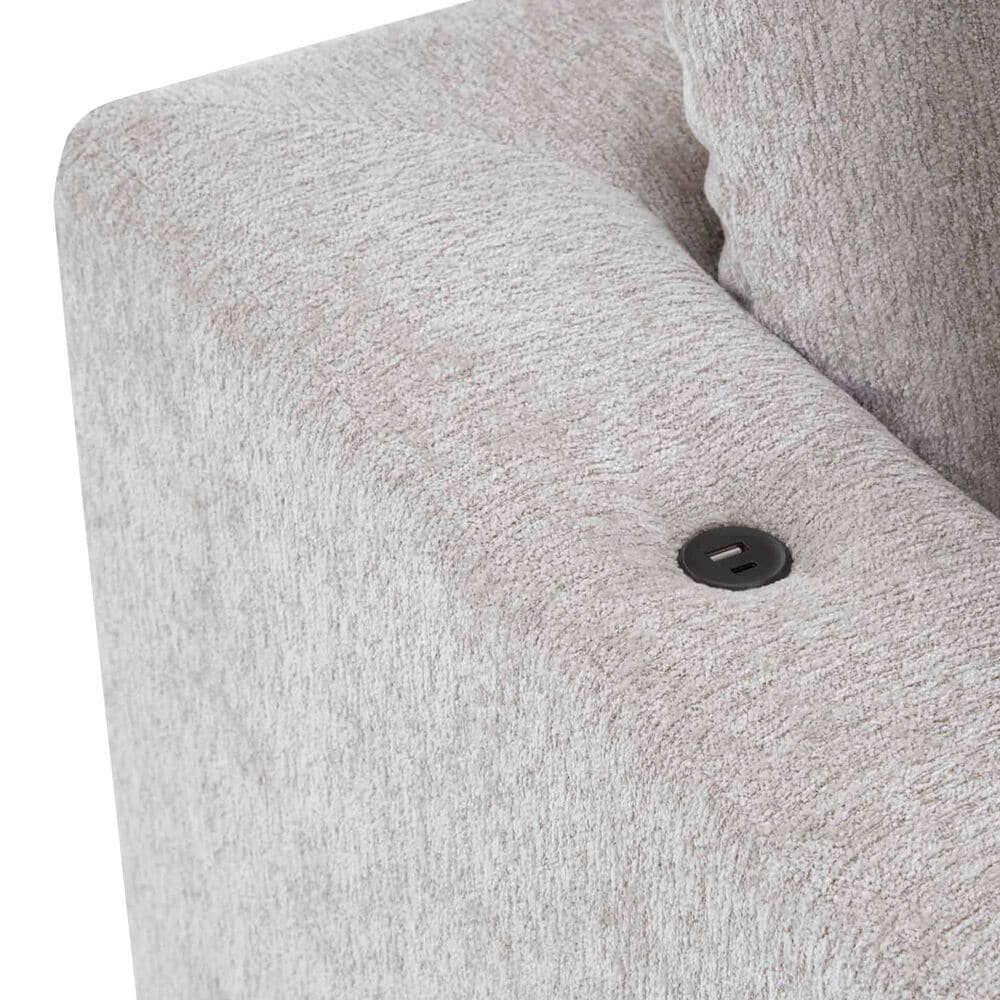 Moore Furniture Pollock 3-Piece Stationary Symmetrical Sectional in Linwood Linen, , large