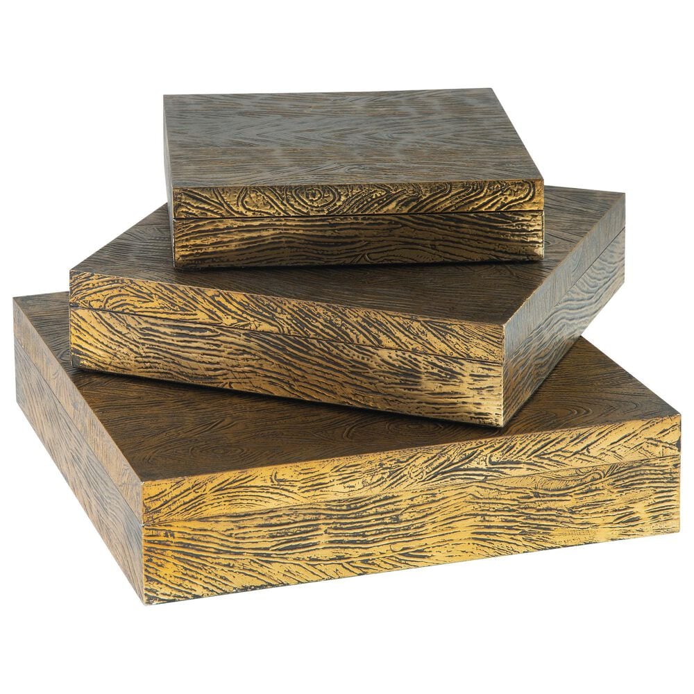 Ashley Keldy 3-Piece Box Set in Antique Brass, , large