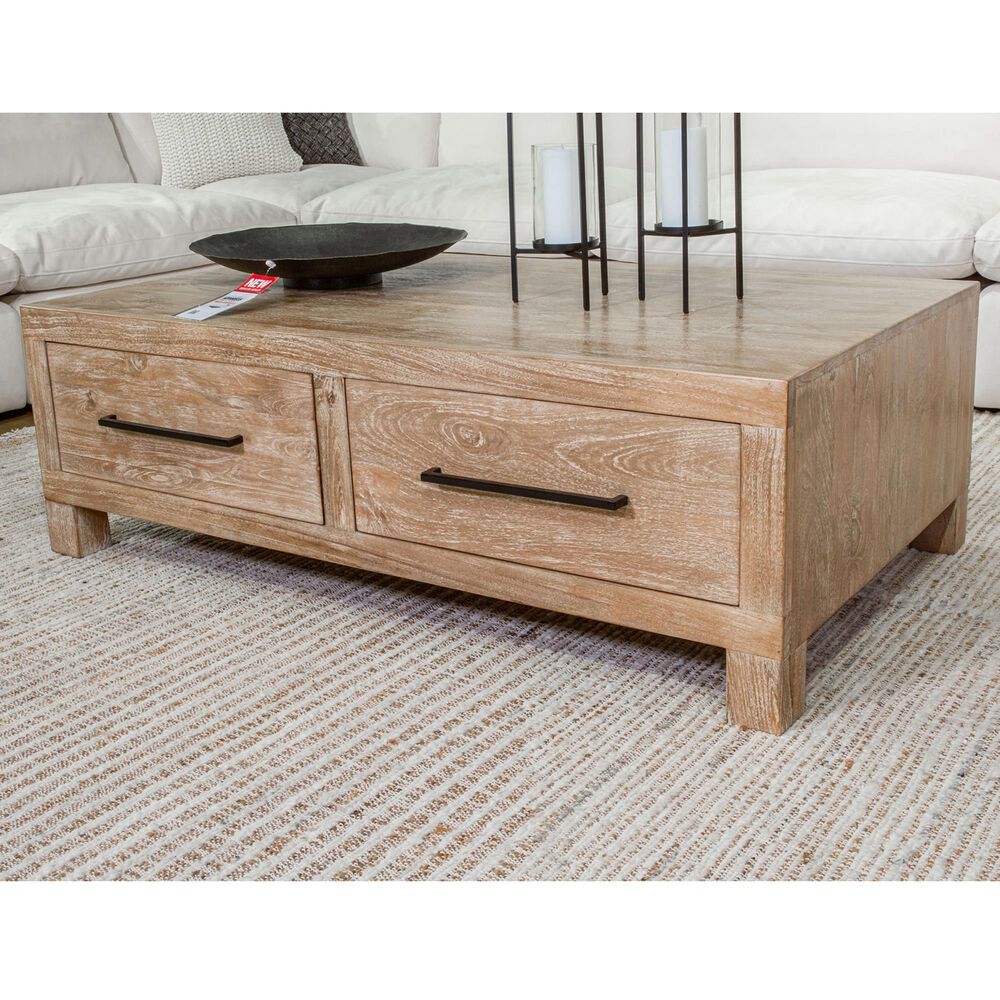 Signature Design by Ashley Belenburg Coffee Table with Storage in Natural, , large