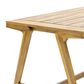 Hearth and Haven Outdoor 71" Rectangular Dining Table in Teak - Table Only, , large