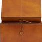 Maple and Jade 11.5" 2-Piece Handmade Storage Decorative Box Set in Cognac Brown, , large