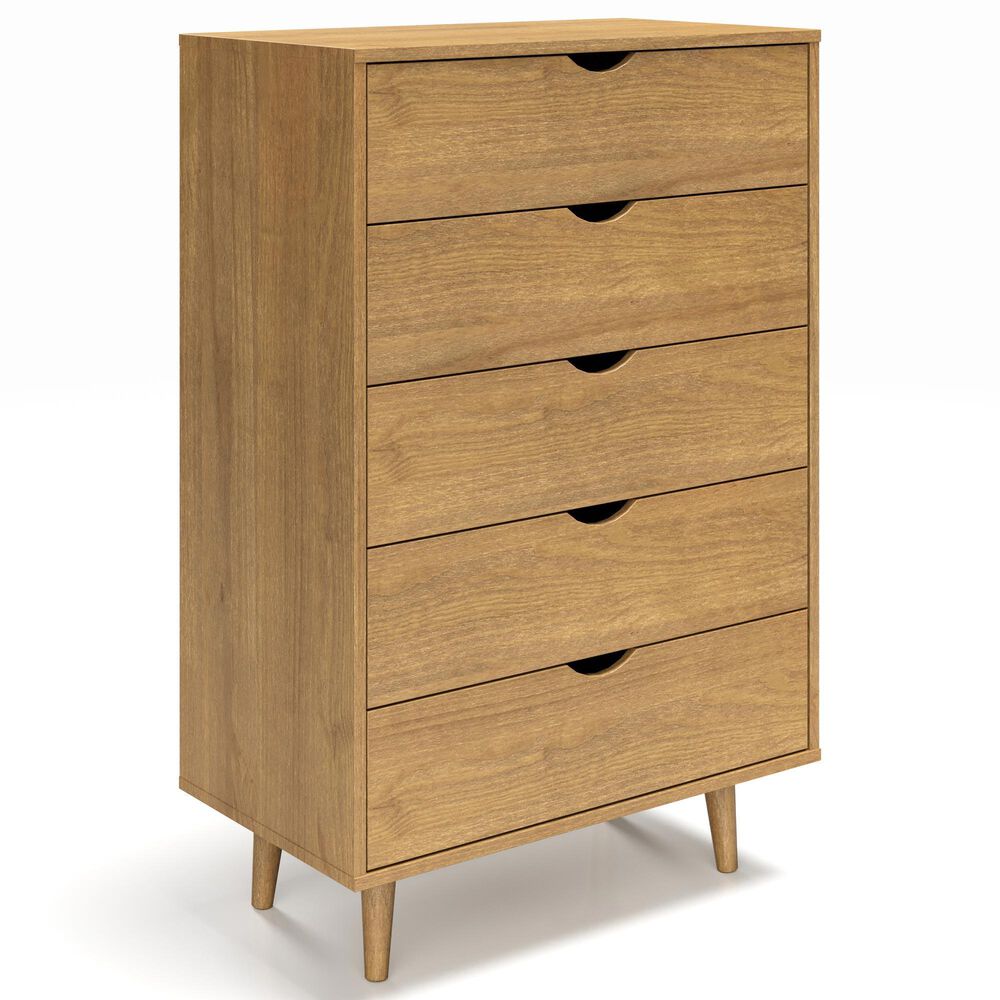 Forest Grove 5-Drawer Chest in Urban Oak, , large