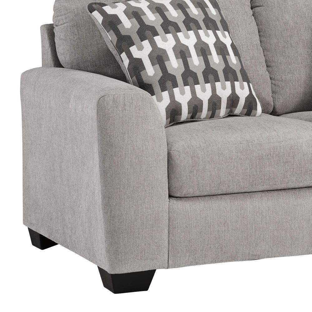 Ashley Avenal Park Stationary Loveseat in Flannel, , large