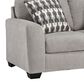 Ashley Avenal Park Stationary Loveseat in Flannel, , large