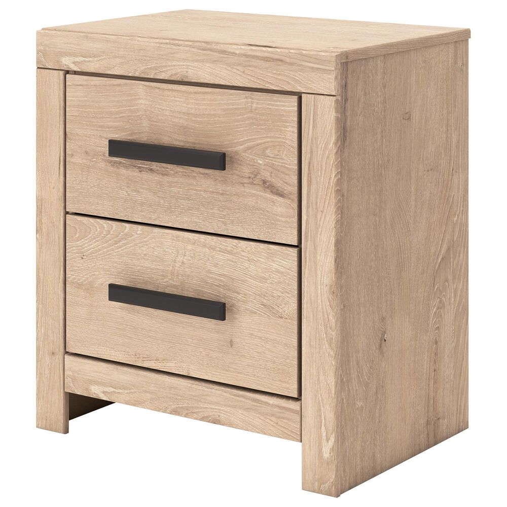 Ashley Sanginlane 2-Drawer Nightstand in Tan, , large