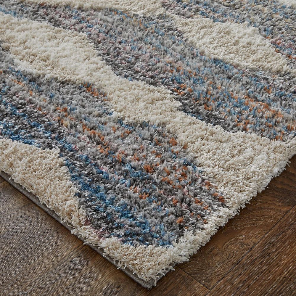 Feizy 39IFF Mynka Gray / Multi 7&#39;11&quot; x 10&#39; Area Rug, , large