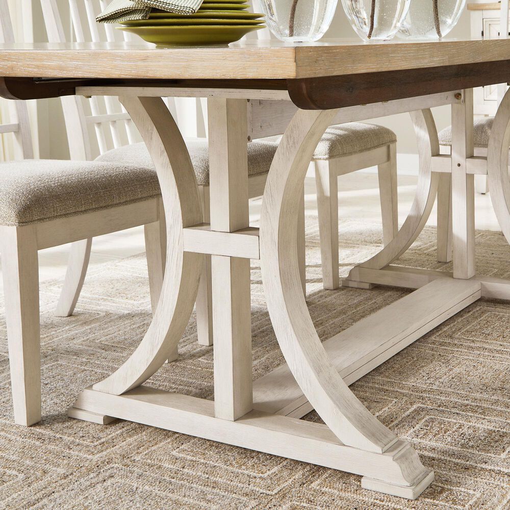 Ashley Shaybrock Dining Table in Antique White and Light Grayish Brown - Table Only, , large