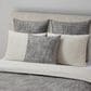 J. Queen New York Summit 20" Square Decorative Throw Pillow in Stone, , large