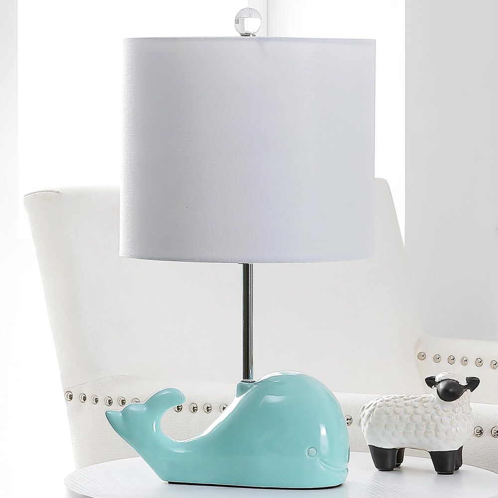 Safavieh Walter Whale Table Lamp in Seafoam, , large