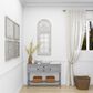 Maple and Jade 20" x 53" Wall Mirror in Distressed White, , large