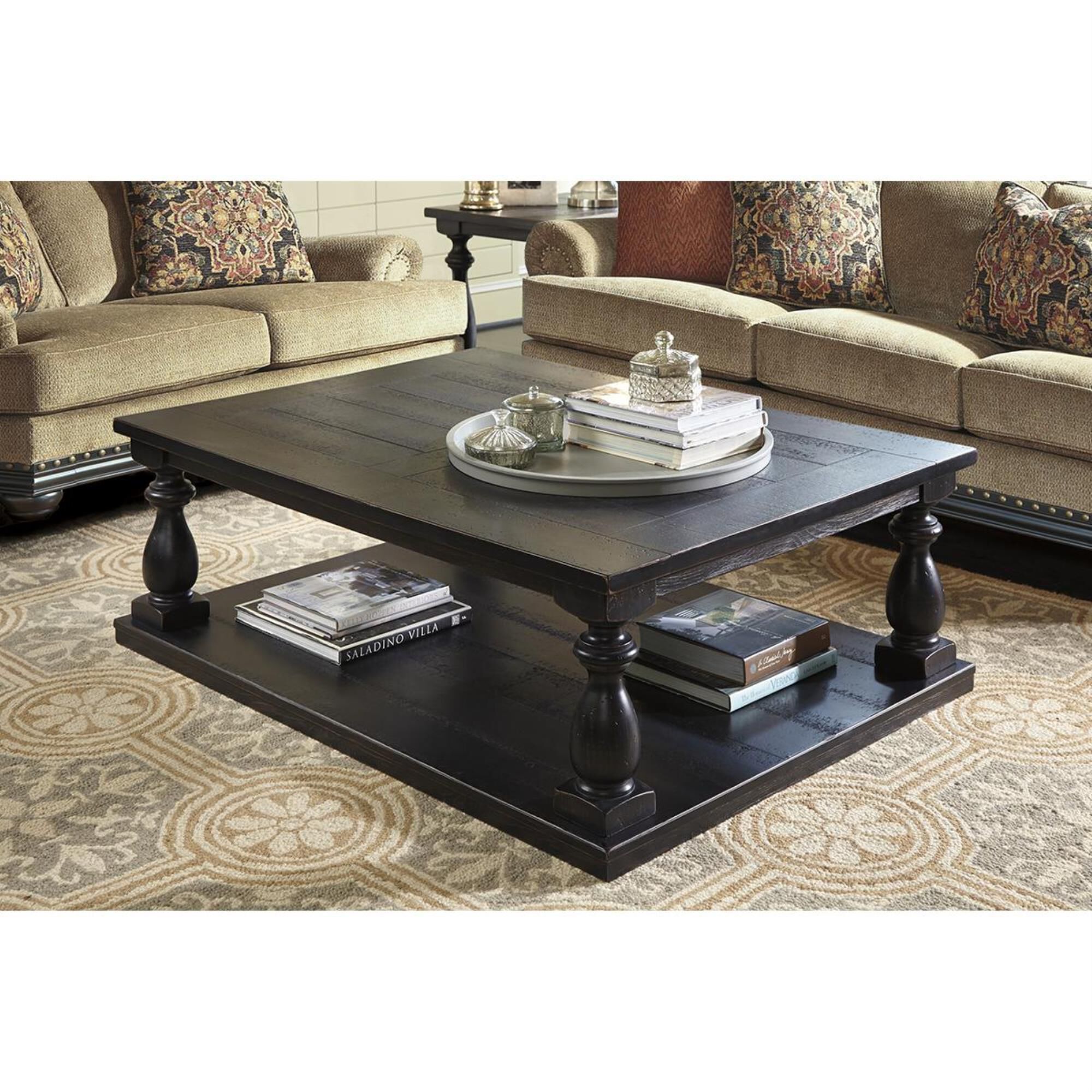 Ashley furniture coffee table with stools 2025
