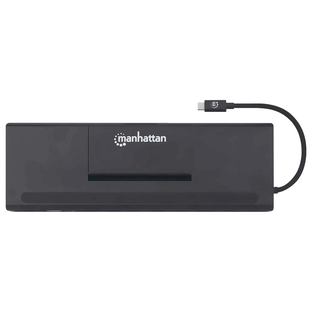 Manhattan USB-C 11-In-1 Triple Monitor Docking Station with MST, , large