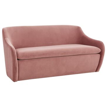 Tov Furniture Cellia Stationary Loveseat in Mauve Velvet, , large