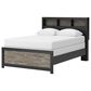 Ashley Broachmyn Full Bookcase Bed in Black and Gray, , large