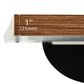 HOMLUX 55" Farmhouse Kitchen Island with Power Outlet in Black, , large