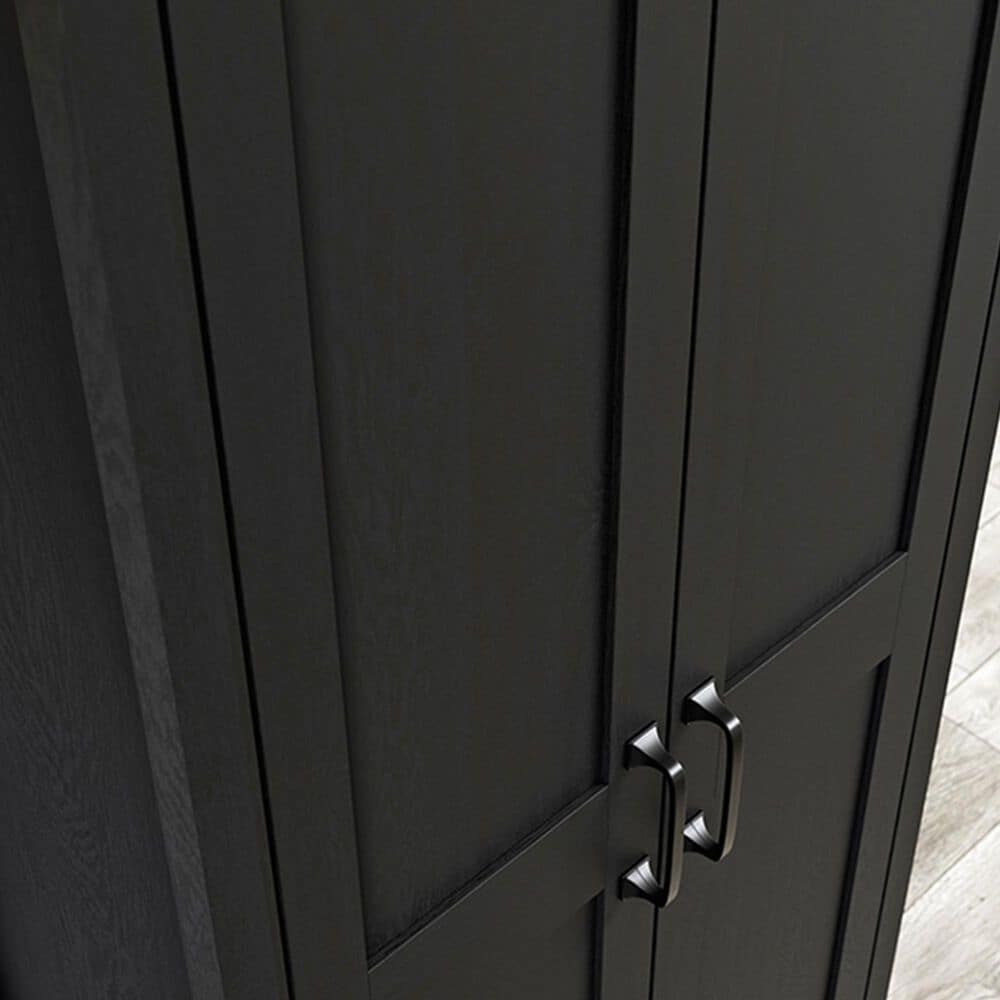 Sauder Two-Door Storage Cabinet in Raven Oak, , large