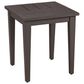 Slate and Company Bradenton Outdoor End Table in Brown, , large