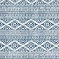Safavieh Tulum Ivory and Blue 4" x 6" Area Rug, , large