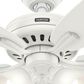 Hunter Newsome 52" Ceiling Fan with 3 Lights in Fresh White, , large