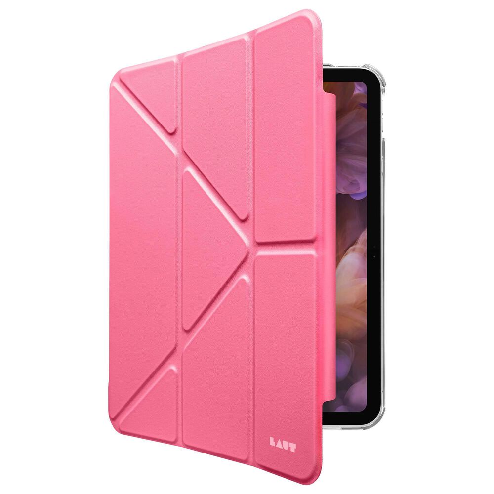 LAUT Huex Folio Versatile Stand Case with Stylus Pen Slot for iPad Pro 13" in Pink, , large