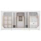 James Martin Bellshire 48" Single Bathroom Vanity Cabinet in Bright White, , large