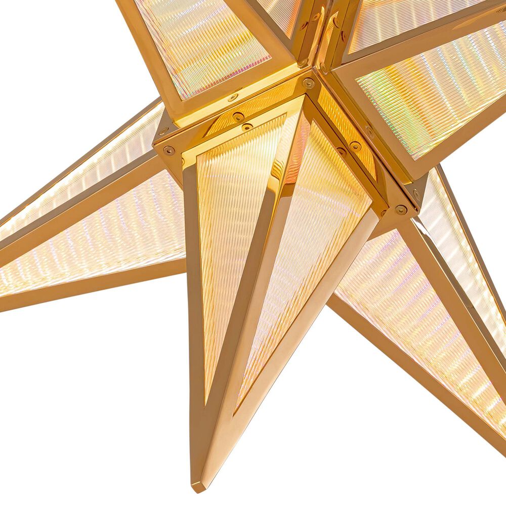 Golden Lighting Spectrum 18" 1-Light LED Chandelier in Rose Gold, , large
