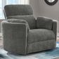 Ashley Gosaldo Power Swivel Glider Recliner in Lead, , large