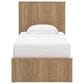 Ashley Gramburg 5 Piece Twin Platform Panel Bedroom Set in Warm Brown, , large