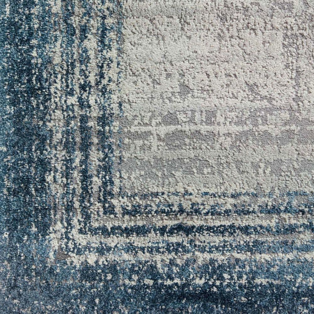 Loloi II Austen AUS-02 2&#39;4&quot; x 8&#39; Pebble and Blue Runner, , large