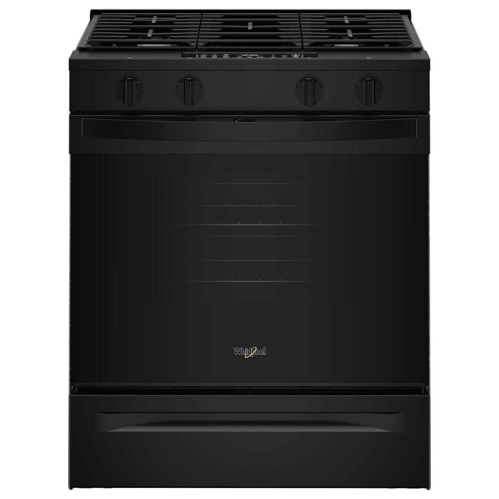 Whirlpool 30" Gas Smart Range in Black, , large
