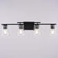 Vaxcel Sedona 4-Light Bathroom Vanity in Matte Black, , large