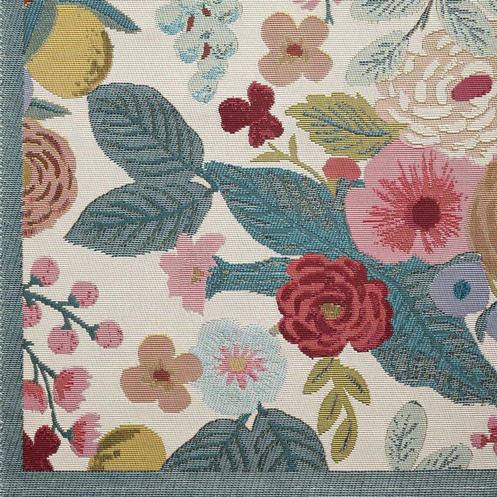 Rifle Paper Co Perennial Garden Party 5&#39;3&quot; x 7&#39;8&quot; Rose and Multicolor Area Rug, , large