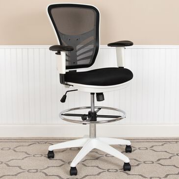 Flash Furniture Drafting Chair in Black, , large