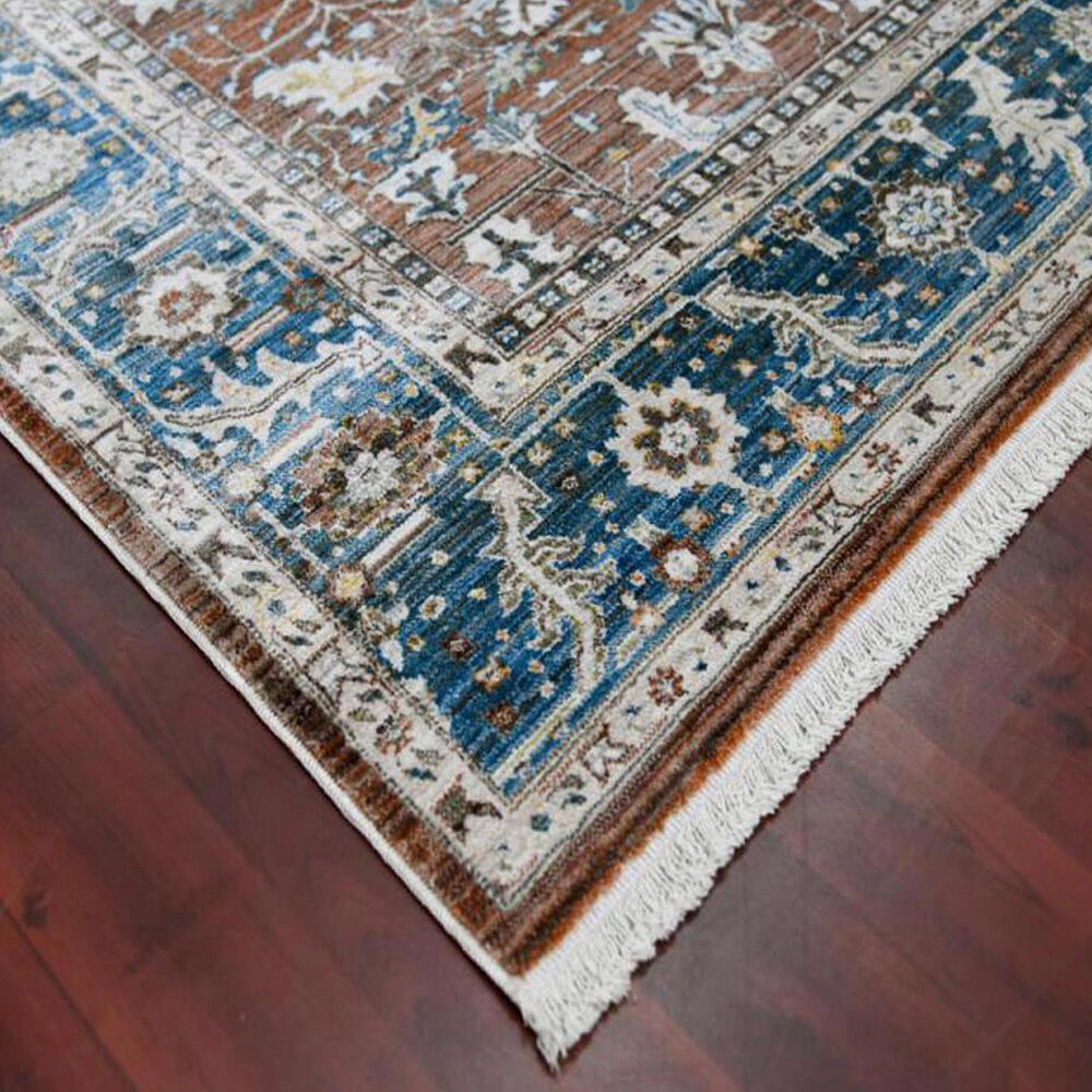 Amer Rugs Arcadia 9&#39;1&quot; x 12&#39;9&quot; Red Navy Area Rug, , large