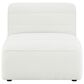 Coaster Sunny Armless Chair in Ivory, , large