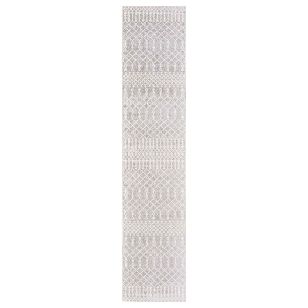 Nourison Astra Machine Washable 2"2" x 8" Grey Runner, , large