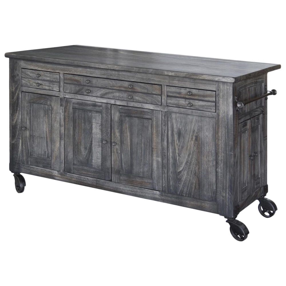 Fallridge Moro Kitchen Island in Warm Gray, , large