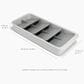 Joseph Joseph DrawerStore Large Tiered Cutlery Organiser in Stone, , large
