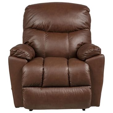 La-Z-Boy Morrison Leather Manual Rocking Recliner in Brown, , large