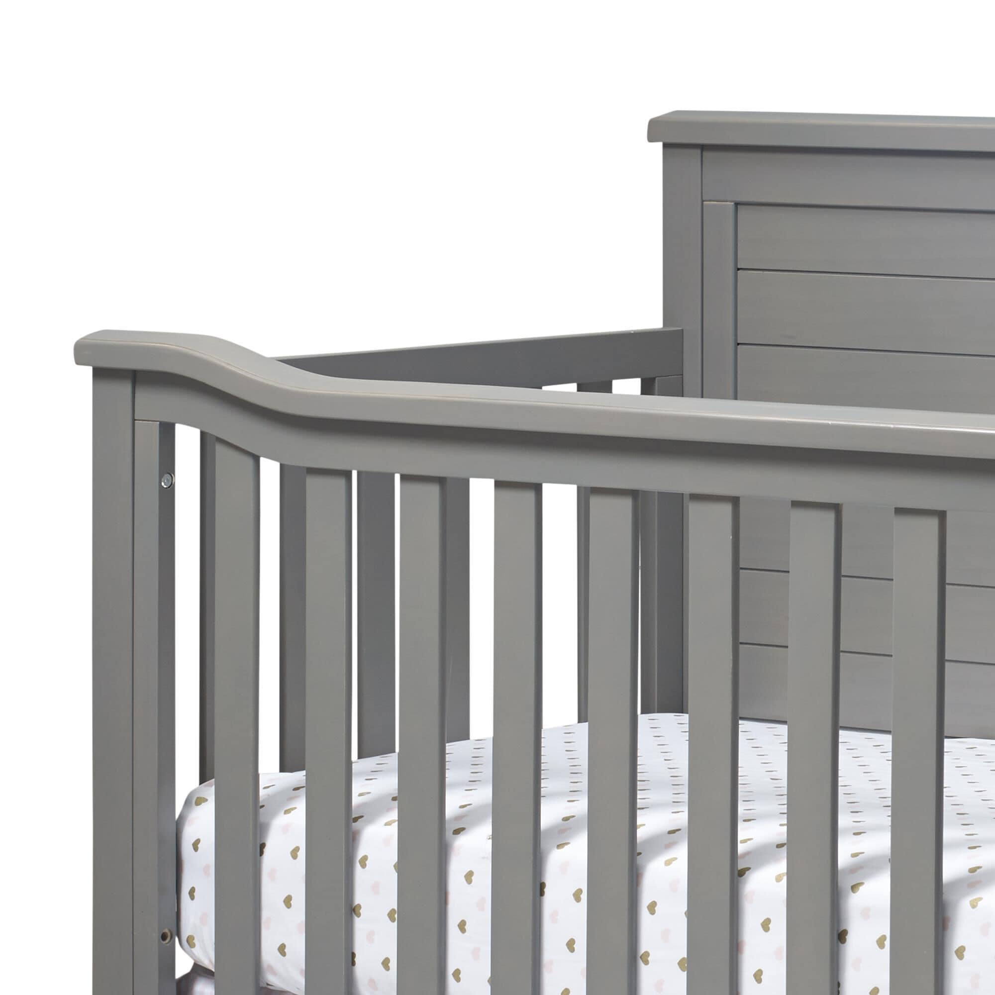 Sorelle Berkley Crib with Changer Panel Crib in Weathered Gray NFM