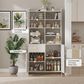GARVEE 71" Kitchen Pantry Cabinet in White, , large