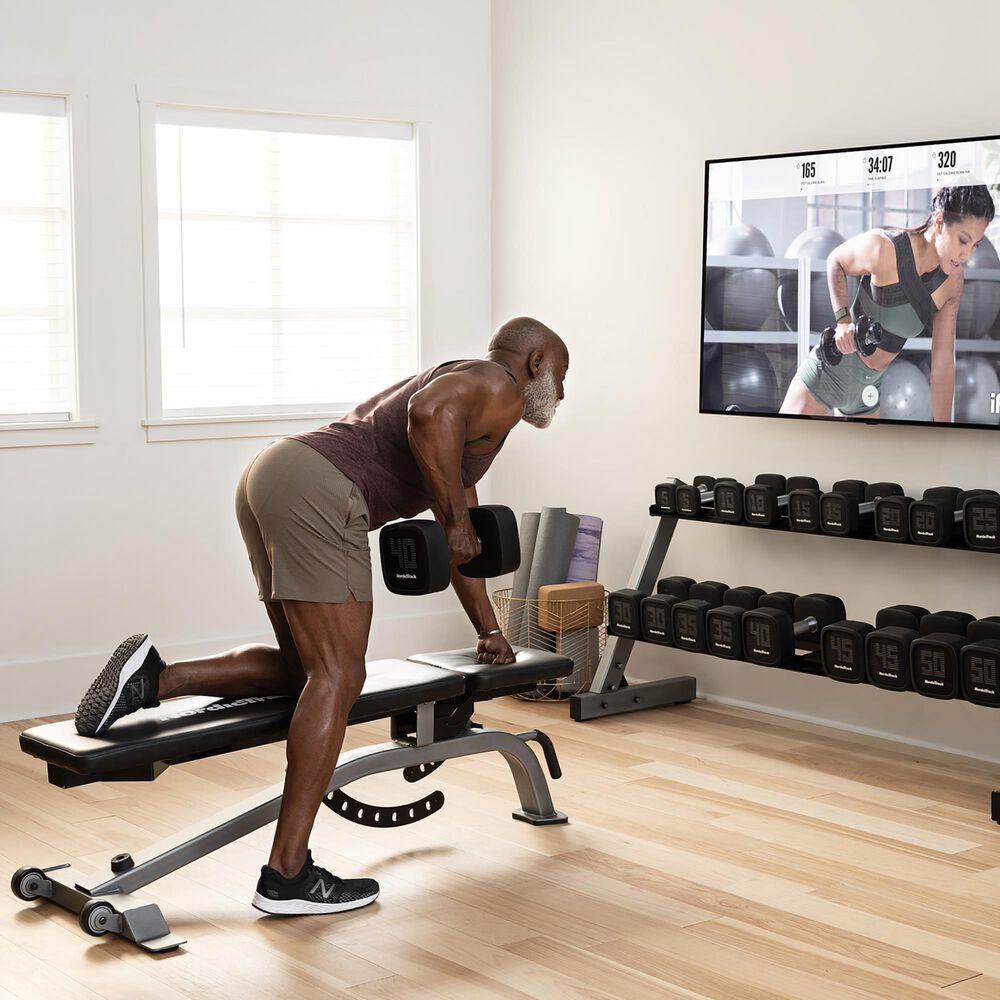 NordicTrack Adjustable Weight Bench in Black, , large