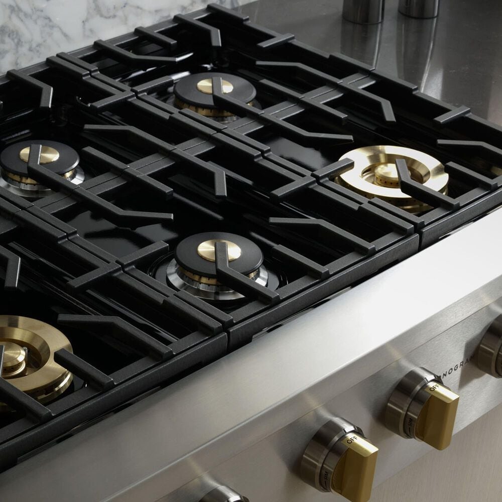 Monogram 36&quot; Professional Gas Rangetop with 6 Burners in Stainless Steel, , large