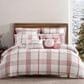 Levtex Waffle Plaid 3-Piece King/California King Comforter Set in Peppermint Red and Cream, , large