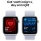 Apple Watch SE GPS 44mm Silver Aluminum Case with Blue Cloud Sport Loop, , large