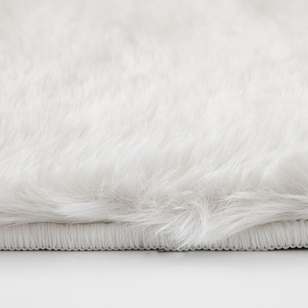 Central Oriental Ultimate Angora White 5' x 7' Area Rug, , large