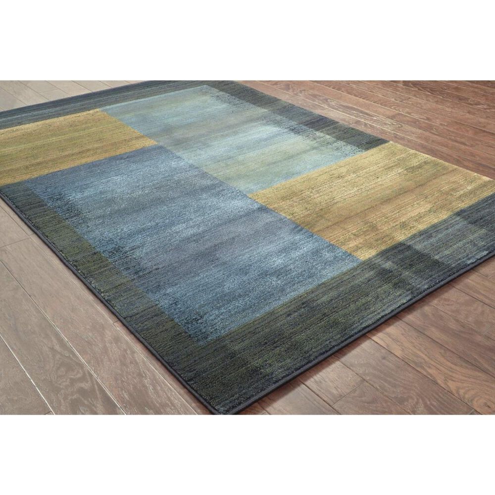 Oriental Weavers Kharma Ii 1092L 9&#39;9&quot; x 12&#39;2&quot; Blue Area Rug, , large
