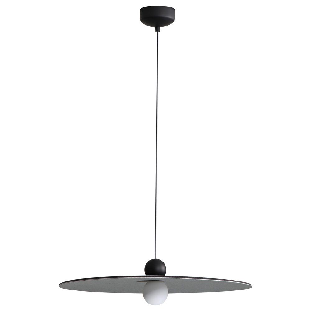 Golden Lighting Faroe 24" 1-Light LED Pendant in Flecked Black and Grey, , large